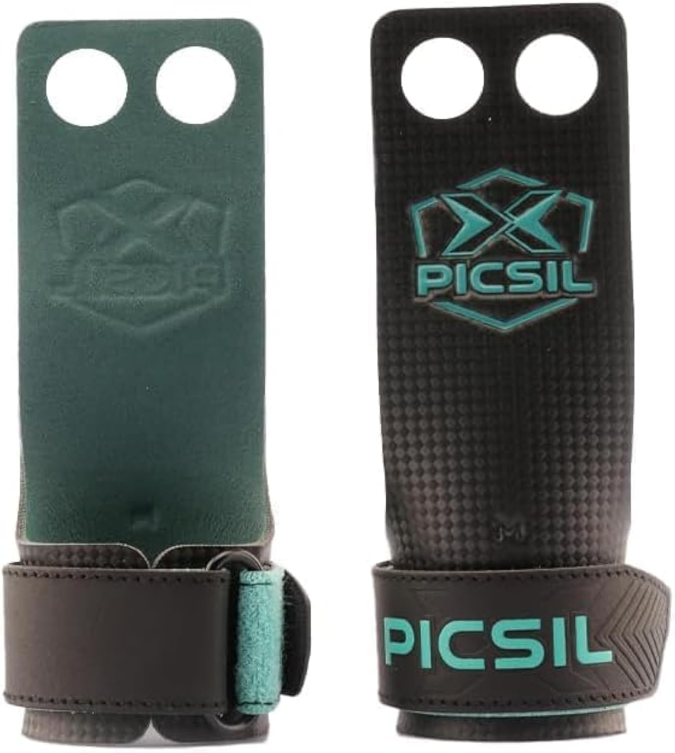 PICSIL Falcon Grips, Tough & Resistant Workout Grips, Hand Grips for Weightlifting & Gymnastics, Made of Soft, Breathable Carbon Fabric, Blocks Rips, Calluses, & Blisters, Unisex
